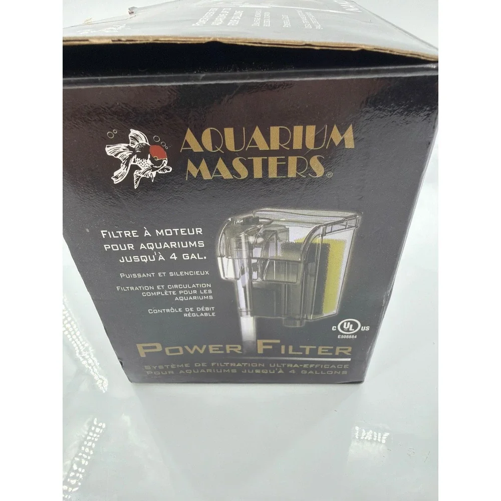Aquarium Masters Nano Power Filter for Betta Tanks up to 4 Gallons 20GPH E508884